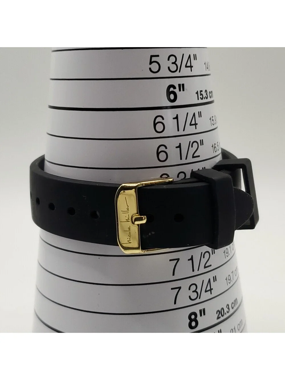 Nicole Miller New York Black Dial Womens Watch 38mm New Battery